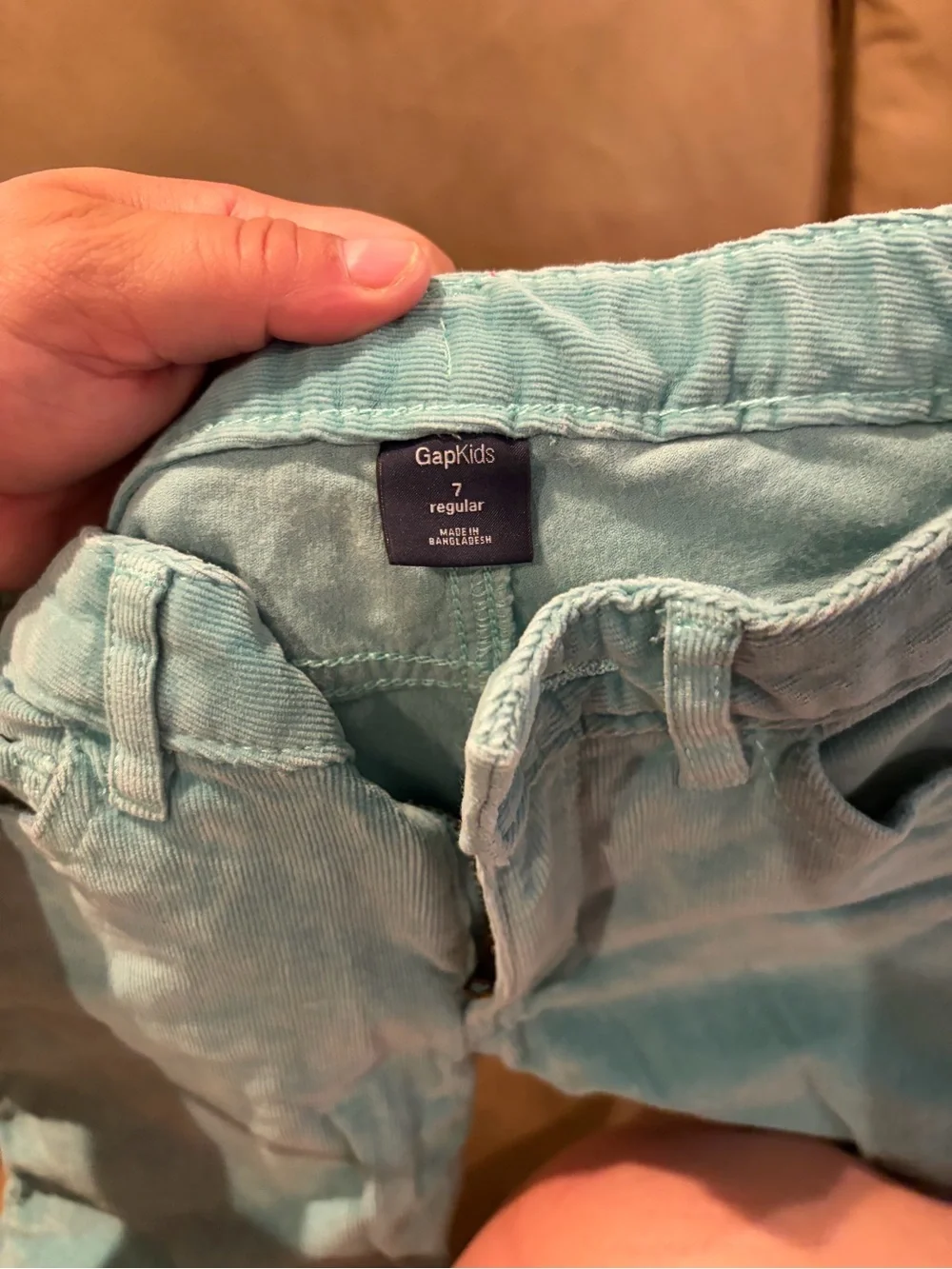 GAP Kids Robins Egg Blue Corduroy Pants